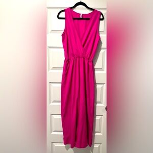 Magenta 2 hearts jumpsuit Size M